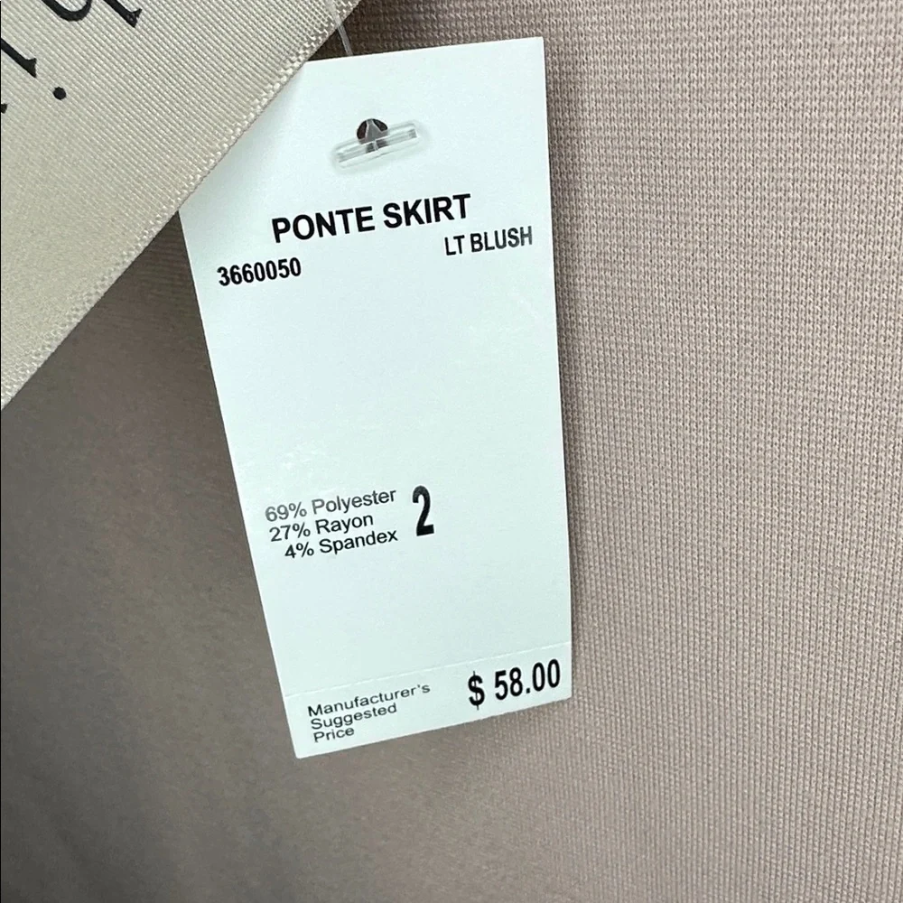 NWT Philosophy Republic Clothing Pencil Ponte Skirt, Pink, Size 2 - Picture 8 of 12